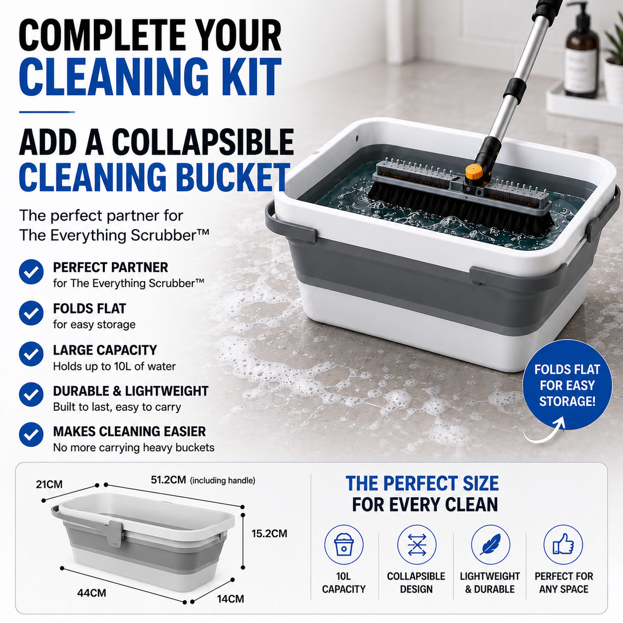 Collapsible Cleaning Bucket™